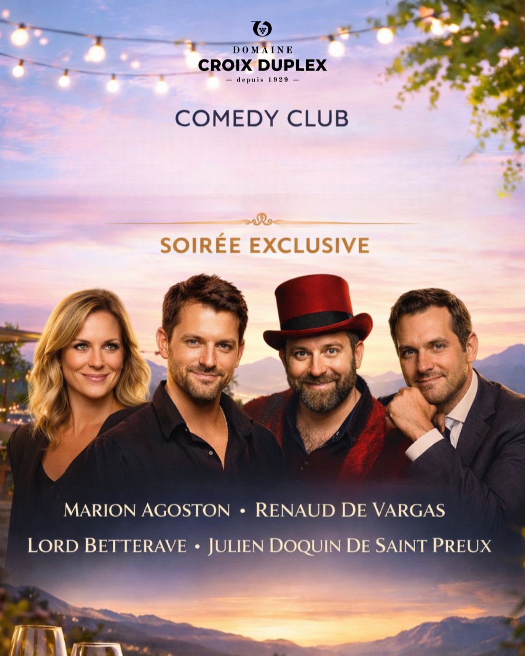 Soirée Humour et Vins  4 juin 2026